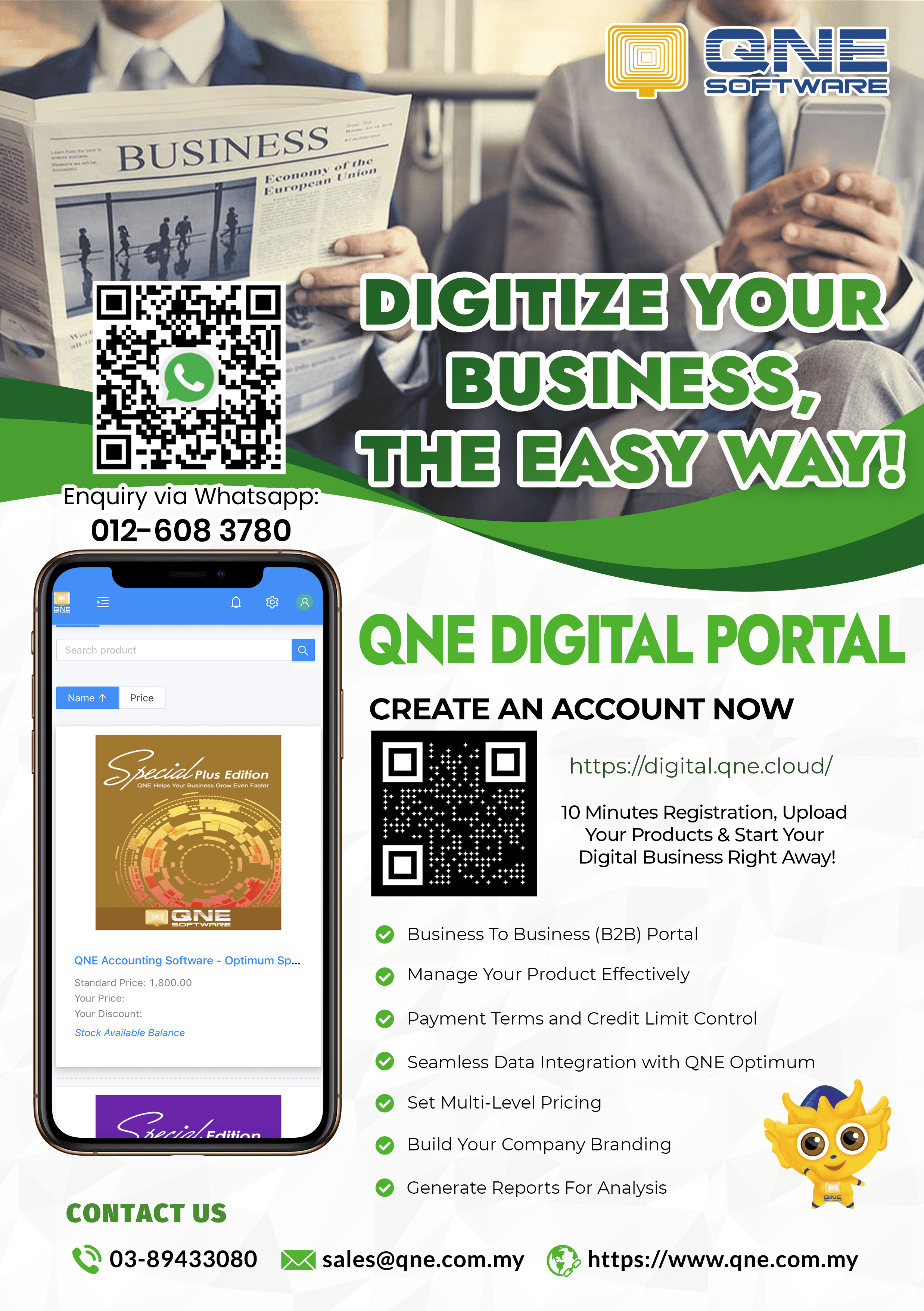 QNE Digital Portal 1