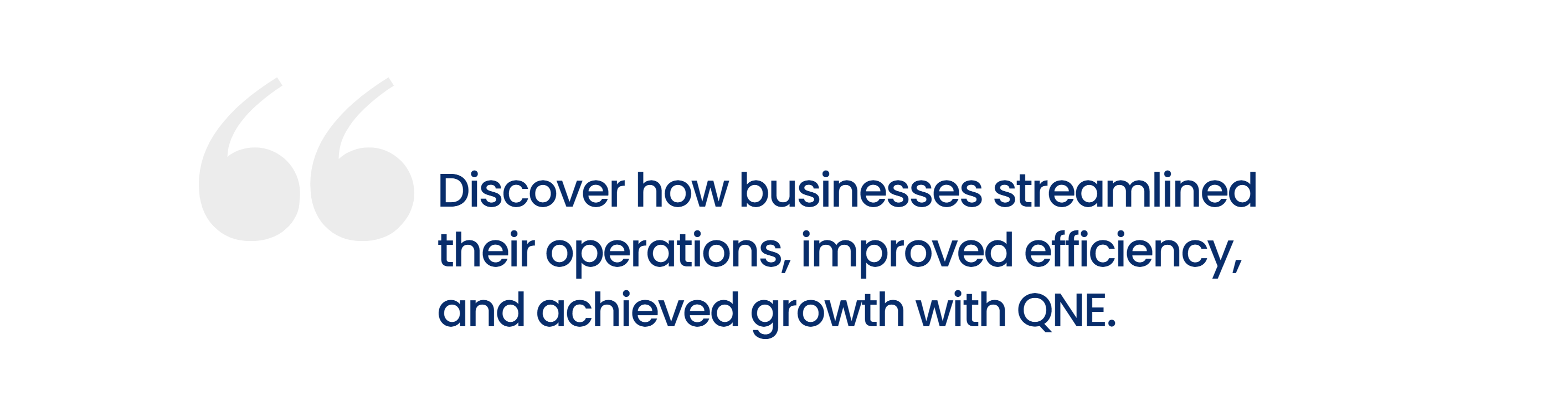 Testimonial Quote