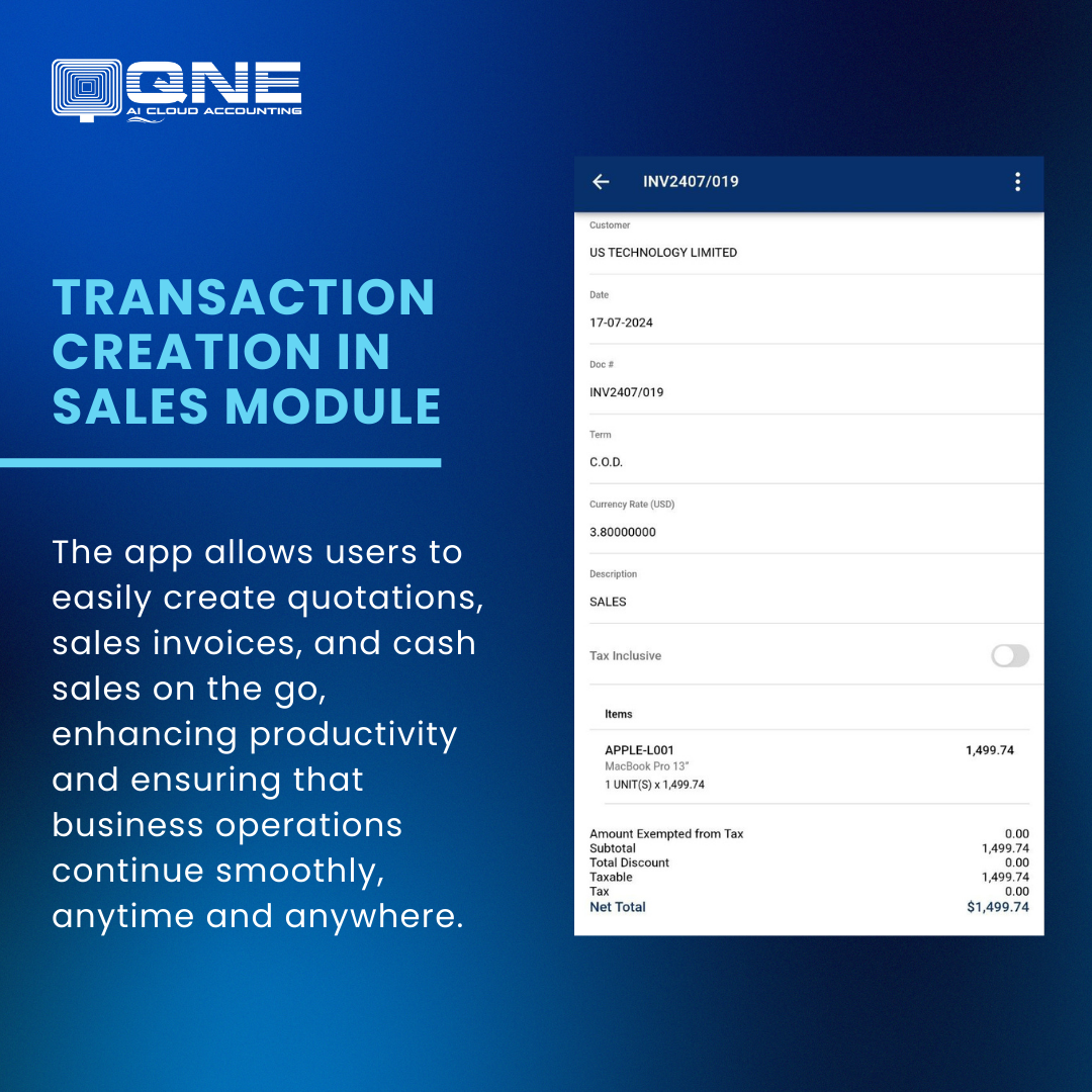 accounting mobile app