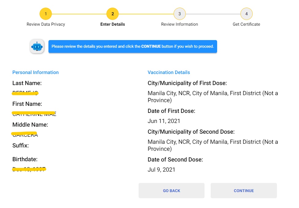 vaccine certificate philippines