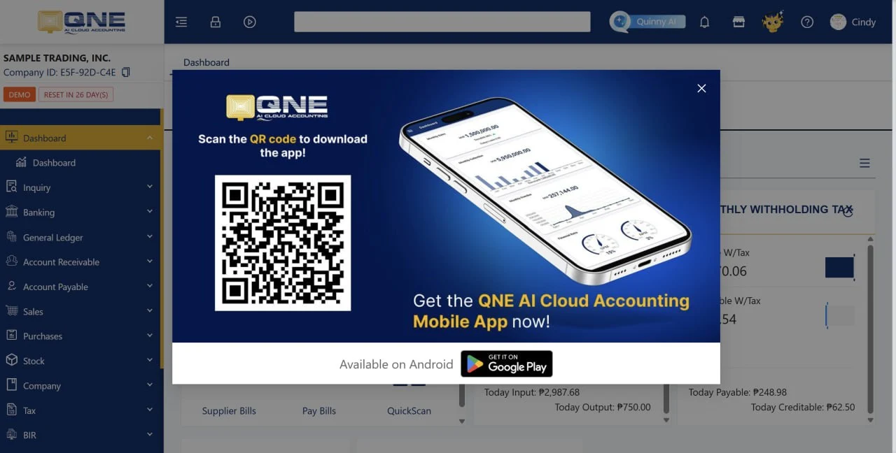 QNE AI Cloud Accounting Apps on Google Play