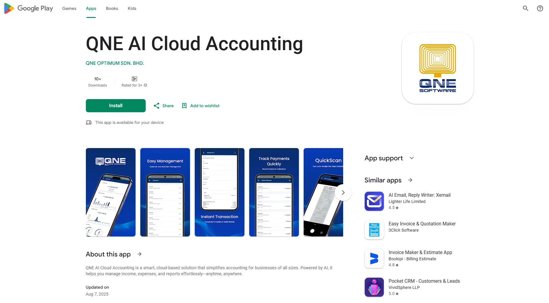 QNE AI Cloud Accounting Apps on Google Play