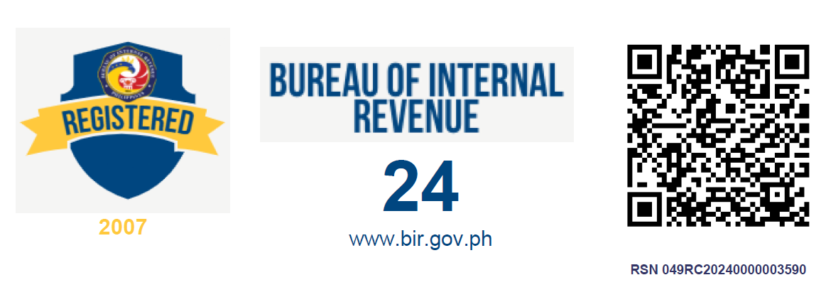 BIR Registration Seal Badge - QNE Software Philippines, Inc.