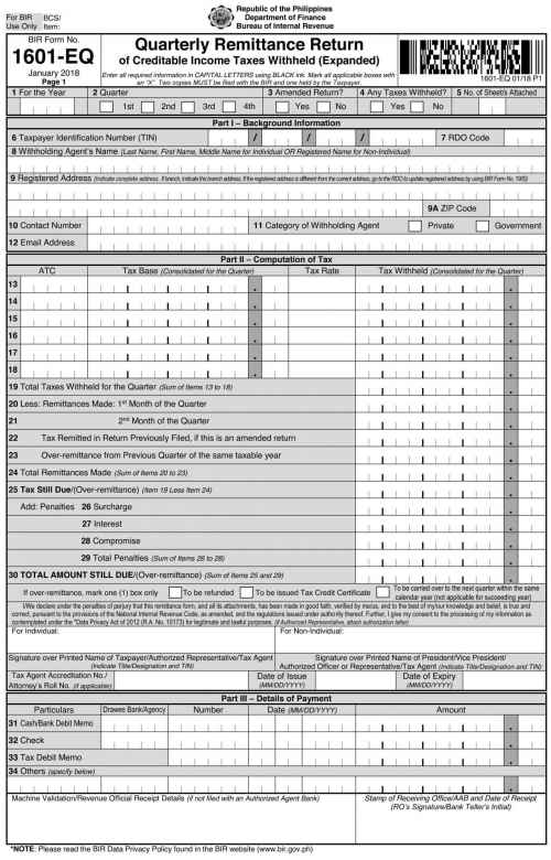 BIR-Form-1601EQ-Sample
