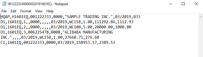 Quarterly Alphalist of Payees