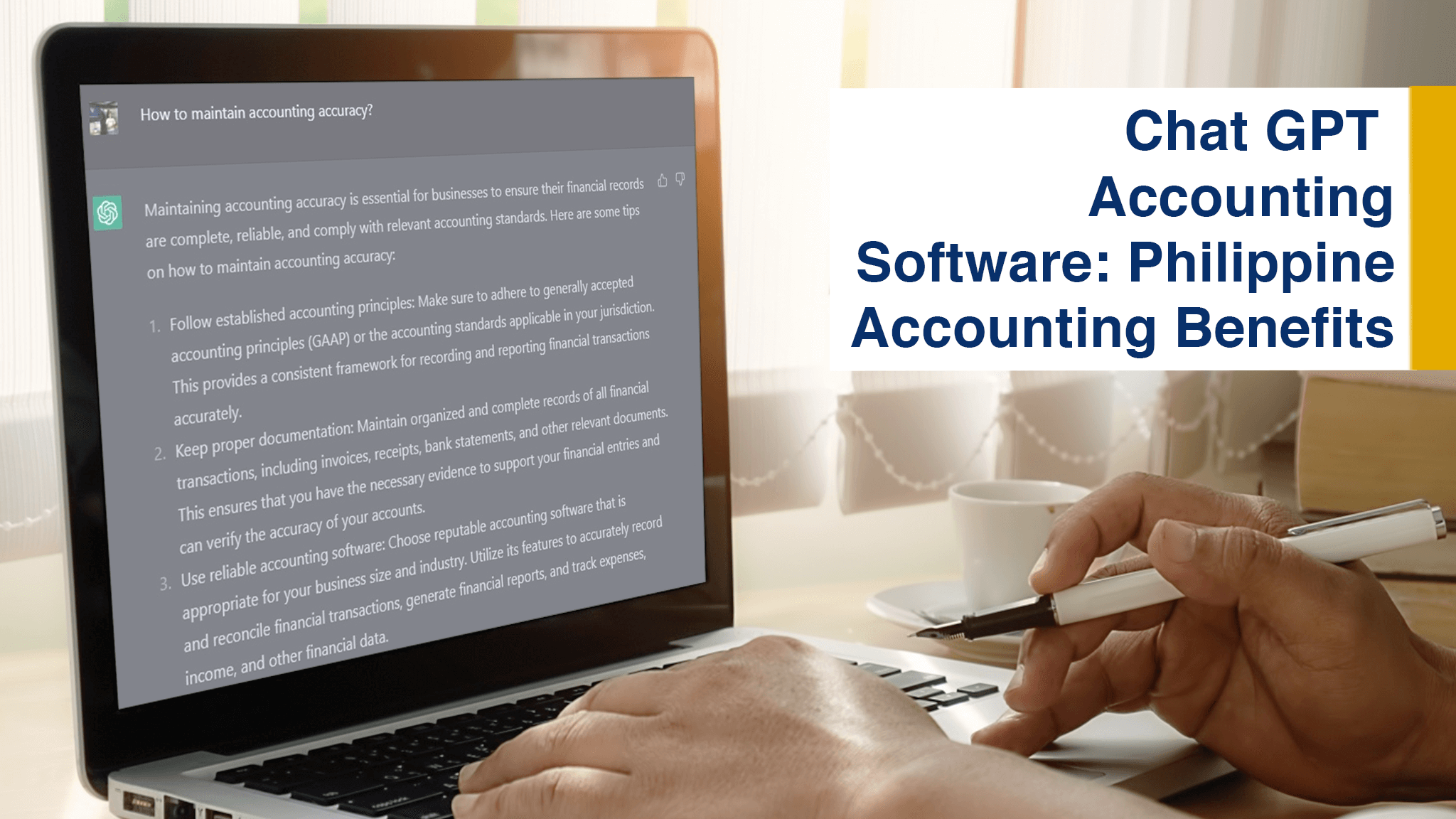 Chat GPT Accounting Software